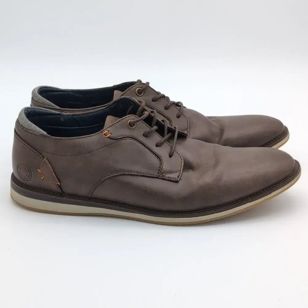 Bullboxer Shoes Mens Size 11 Brown B-52 Casual Synthetic Dress Sneakers Low Top